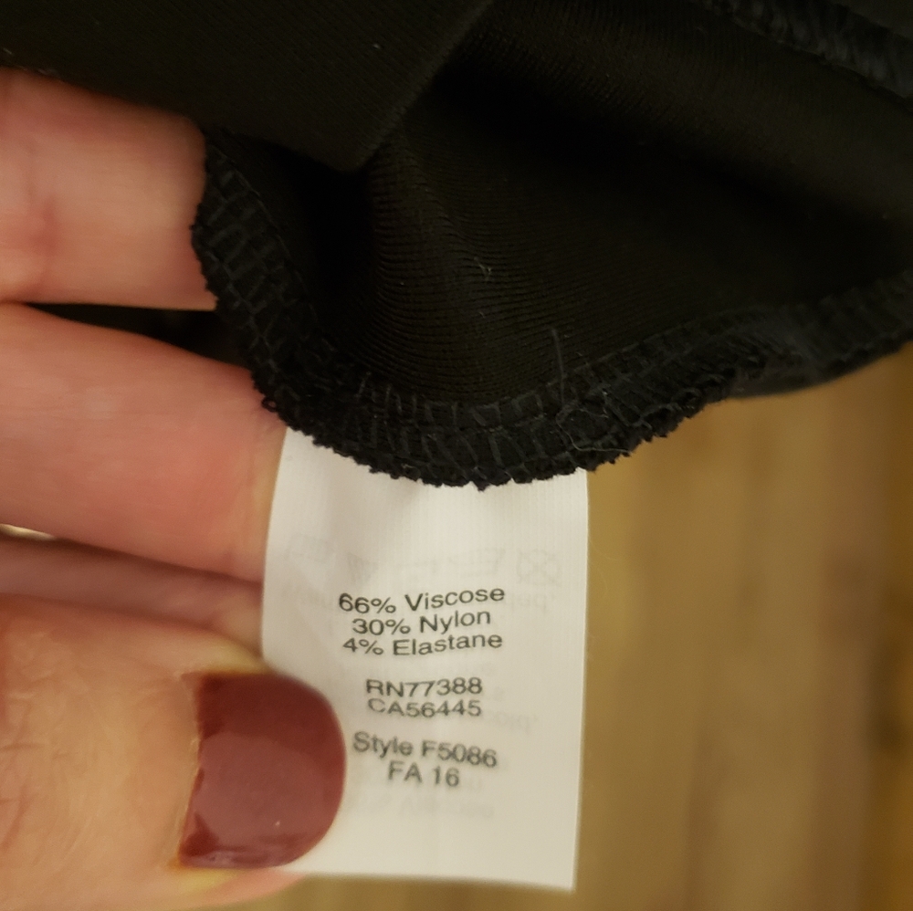 J.Crew Black Long Sleeve Ponte Dress - Picture 9 of 10